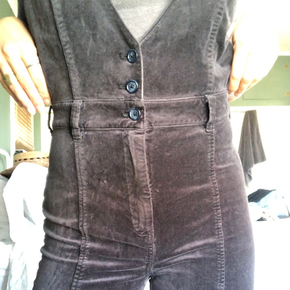 Anthropologie Other - Anthropologie Velvet Overalls